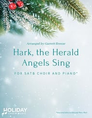 Hark, the Herald Angels Sing SATB choral sheet music cover Thumbnail